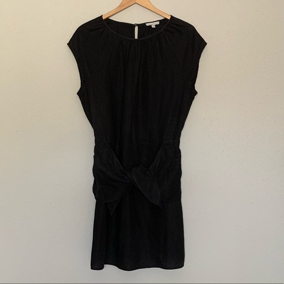Joie Adoette 100% Linen Dress Black Size S - Picture 7 of 11